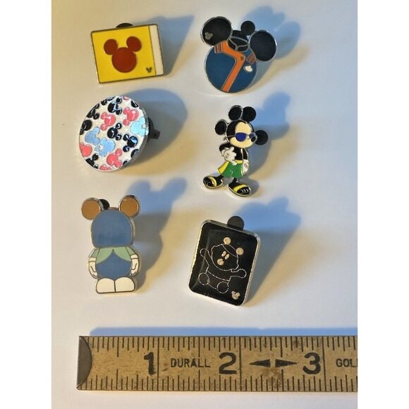 Disney Trading Pins Lot 6 Mickey Mouse Vinylmation Hidden Mickey Baby Yacht Cool - Picture 4 of 4